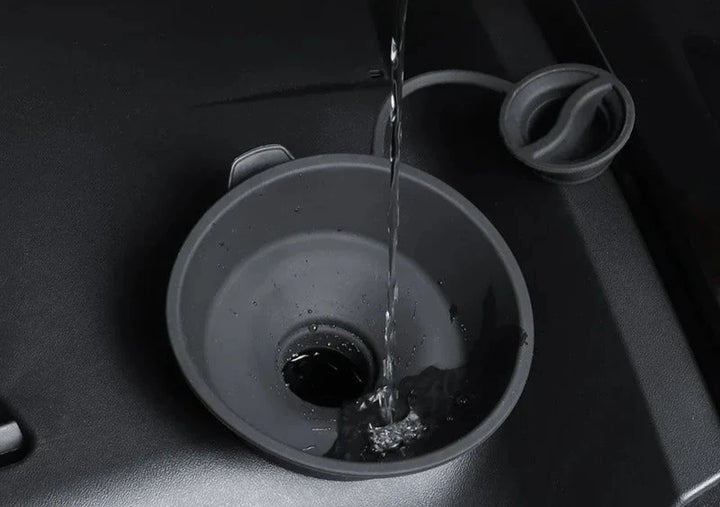 Glass Water Inlet Funnel for Tesla Model 3/Model Y is available at Ludicrous EV.
