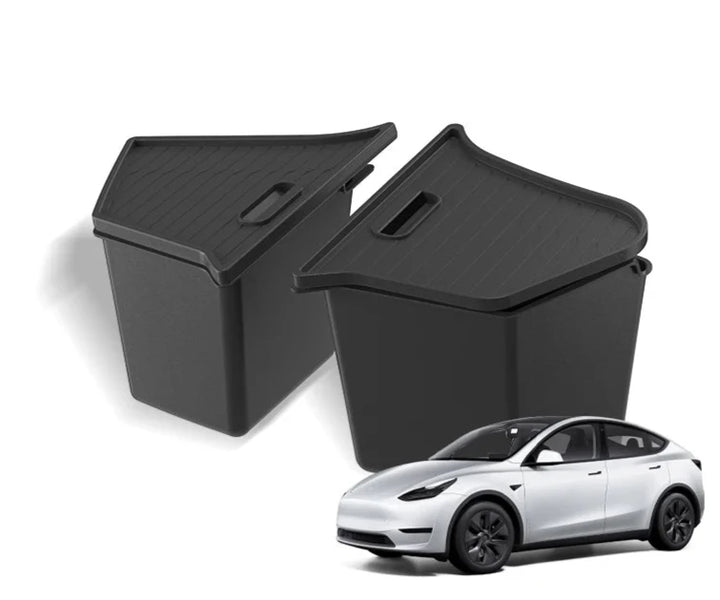 Rear Trunk Organizing Tidying Storage Case For Tesla Model Y 2024 is available at Ludicrous EV.
