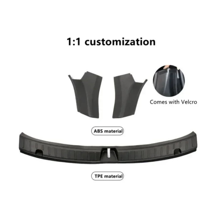 TPE Trunk Protective Pad/ABS Side Fender Covers for Tesla Model Y 2024 is available at Ludicrous EV.