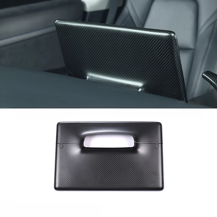 Carbon Fiber Screen Back Cover for Tesla Model Y/3/3+ Highland 2024 is available at Ludicrous EV.