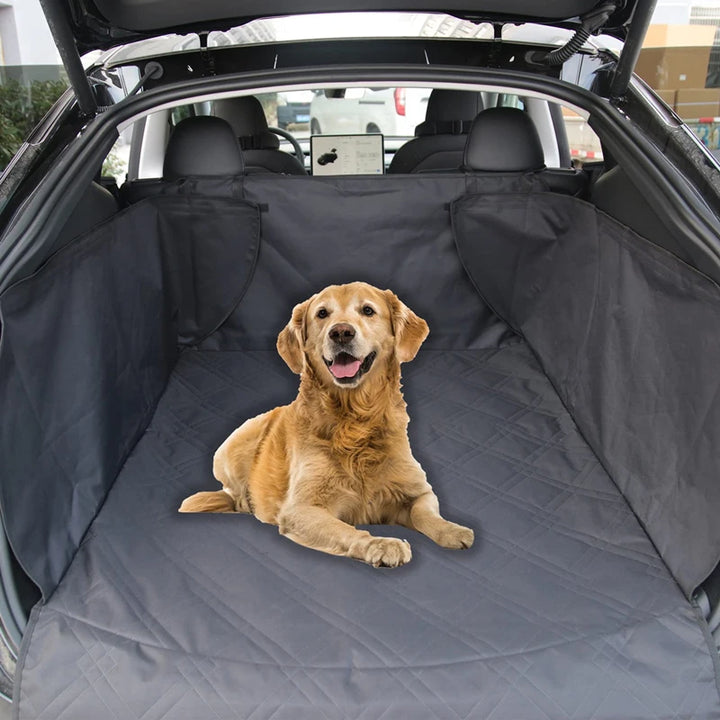 Wear-Resistant Waterproof Pet Mat for Trunk for Tesla Model Y is available at Ludicrous EV.
