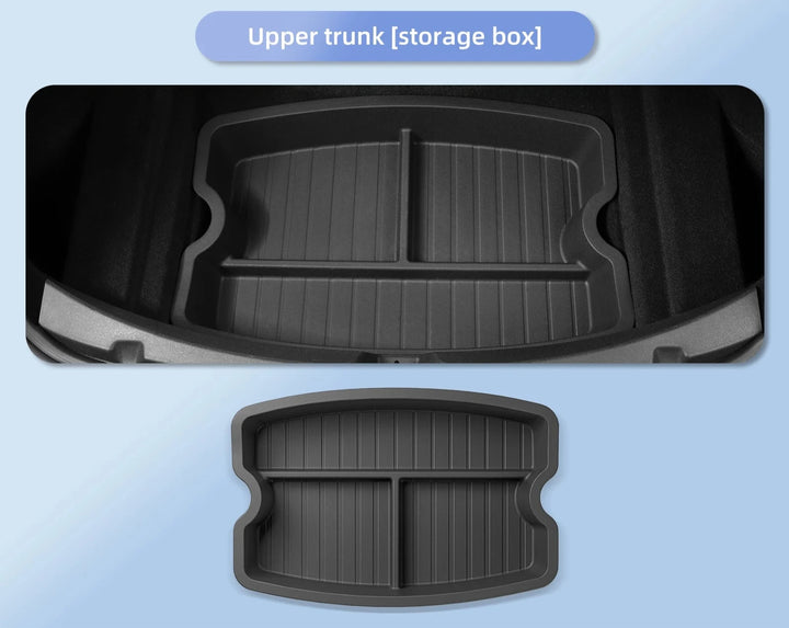 Front & Rear Trunk Organizer For Tesla Model 3 Highland 2024 is available at Ludicrous EV.