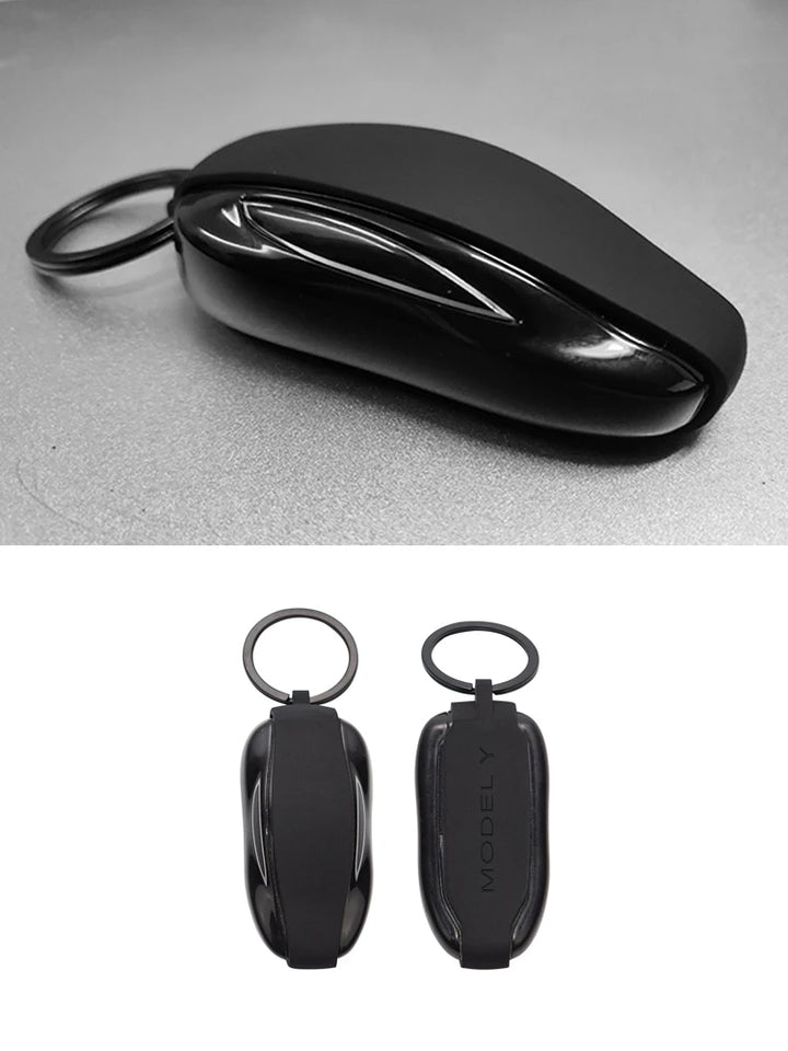 Key Fob Silicone Case with Anti-Scratch Cover & Metal Keychain for Tesla Model 3/Model Y/Model S/Model X at Ludicrous EV.