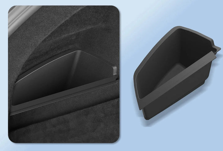 Rear Trunk Tidying Bucket For Tesla Model X/S is available at Ludicrous EV.