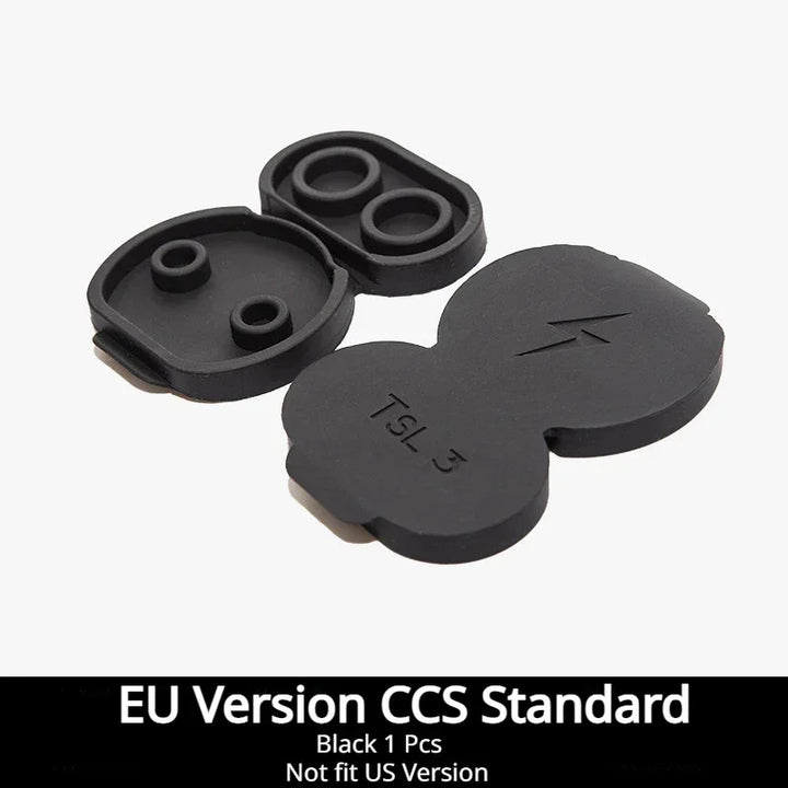 European Standard Silicone Charger Hole Protector for Tesla Model 3/Model Y is available at Ludicrous EV.
