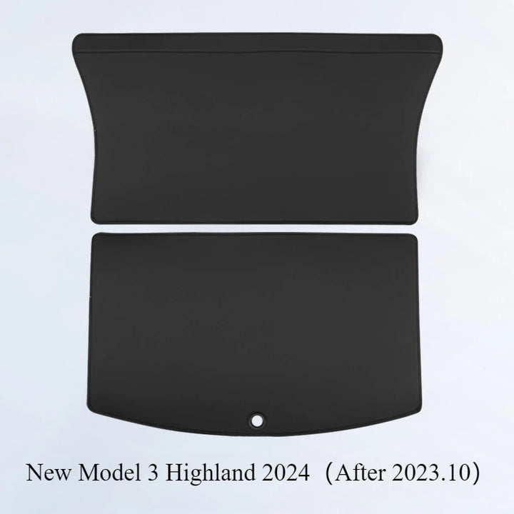 Leather Trunk Protection Pads for Tesla Model 3/Model Y (2021-2024) is available at Ludicrous EV.