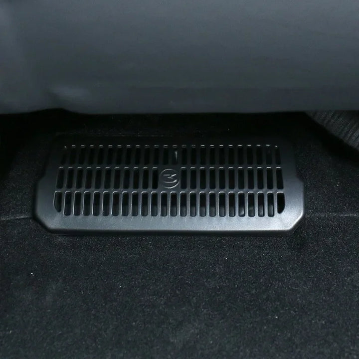 Under Seat Backseat Air Vent Protector Anti-blocking Cover for Tesla Model 3 Highland 2024 is available at Ludicrous EV.