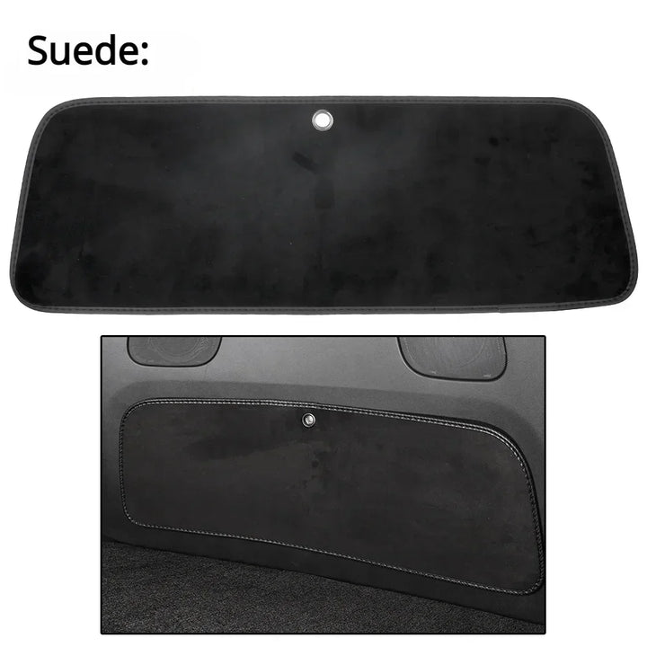 Leather Suede Anti-dirt Tailgate Protective Pad for Tesla Model Y/Model 3+ is available at Ludicrous EV.
