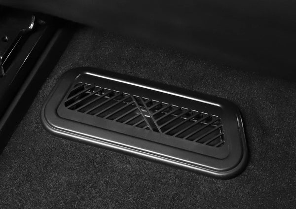 Under Seat Air Vent Grille Protectors For Tesla Model S 2023-2024 is available at Ludicrous EV.
