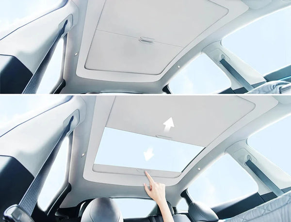 Sunshade Roof Skylight Shade - Sunscreen & Insulation for Model 3/Y 2017-2023 is available at Ludicrous EV.
