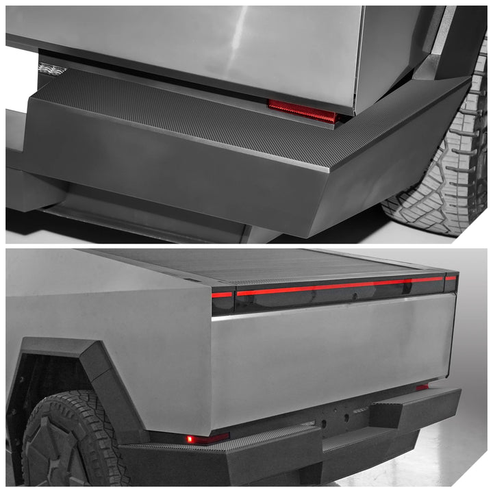 Rear Bumper Tailgate Protection Mat & TPE Trunk Cover For Tesla Cybertruck 2024 is available at Ludicrous EV.