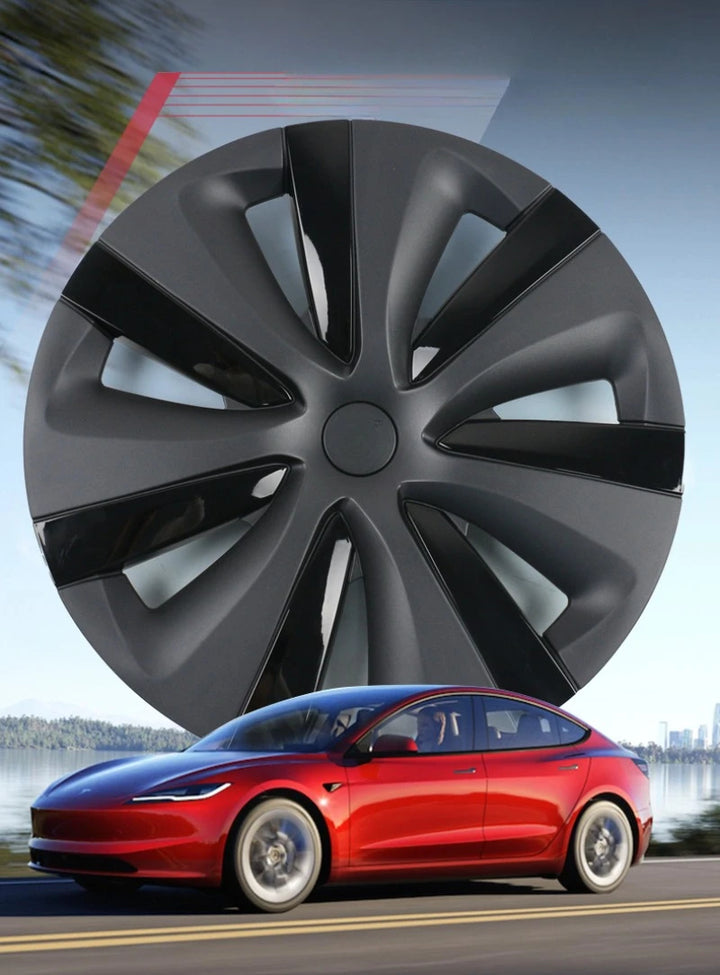 18-Inch Full Coverage Wheel Rim Protective Cap for Tesla Model 3+ for Tesla New Model 3 Highland 2024 at Ludicrous EV.
