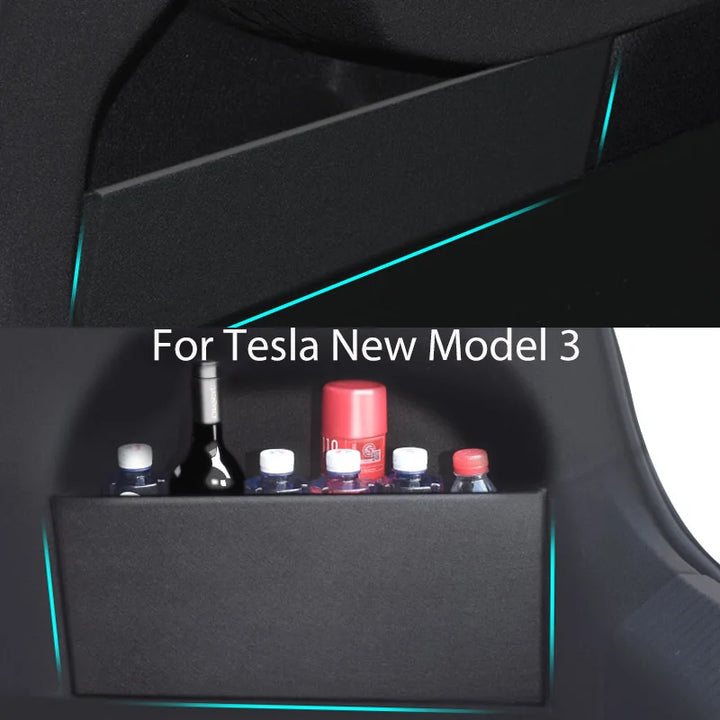 Trunk Baffle and Storage Partition for Tesla Model 3 Highland 2024 is available at Ludicrous EV.