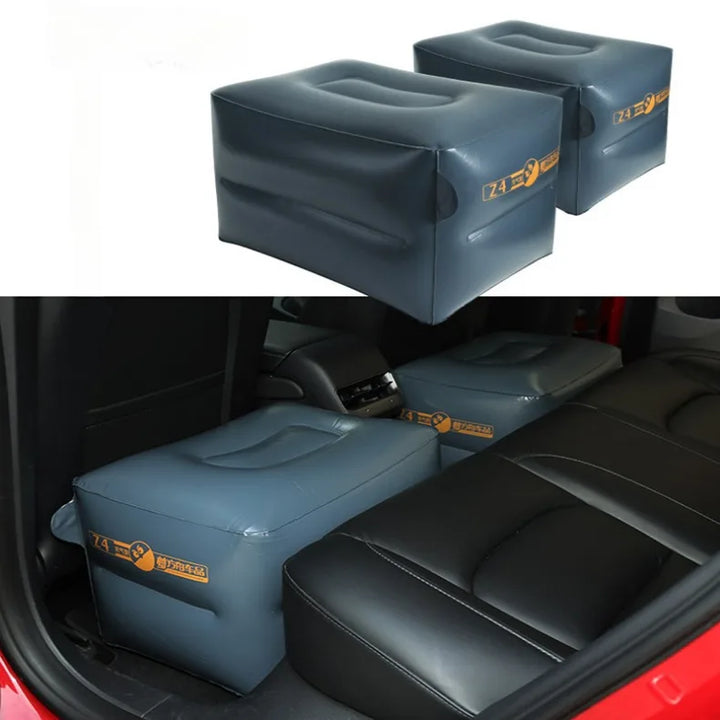 Universal Rear Seat Inflatable Car Travel Bed Air Mattress for Back Seat Gap (2017-2024) is available at Ludicrous EV.