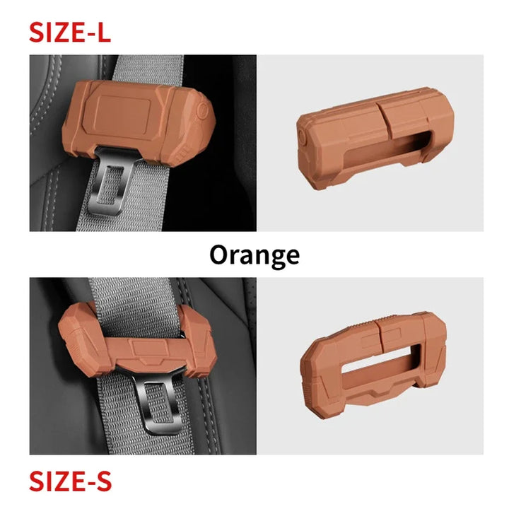 Durable Silicone Safety Belt Plug Cover Scratch-Resistant Anti-Collision Noise Reducer is available at Ludicrous EV.
