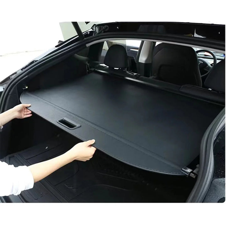 Retractable Trunk Organizer for Tesla Model Y (2021-2023) is available at Ludicrous EV.