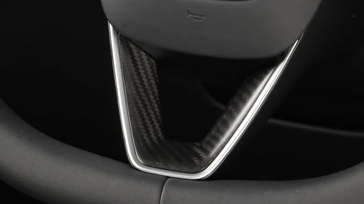 Steering Wheel U-shaped Protective Cover for Tesla Model 3+ Highland is available at Ludicrous EV.