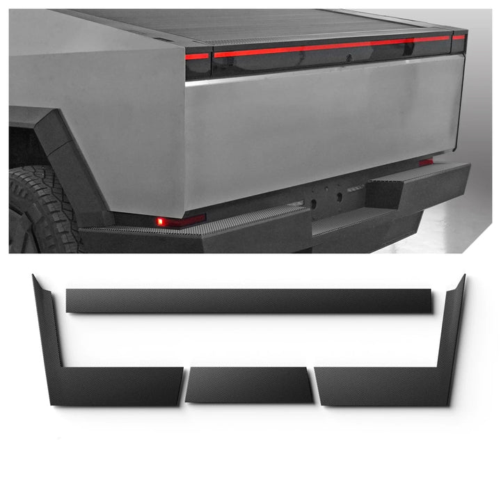 Rear Bumper Tailgate Protection Mat & TPE Trunk Cover For Tesla Cybertruck 2024 is available at Ludicrous EV.