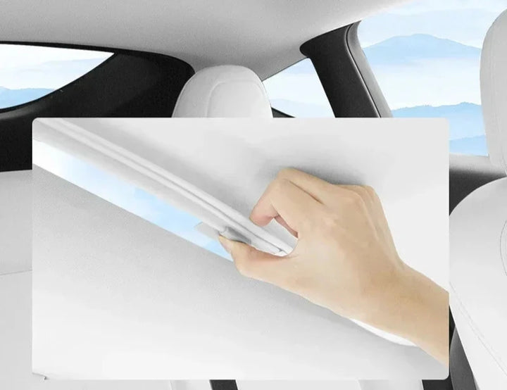 Sunroof Sunshade for Tesla Model 3/Model Y/Model 3+ Highland is available at Ludicrous EV.