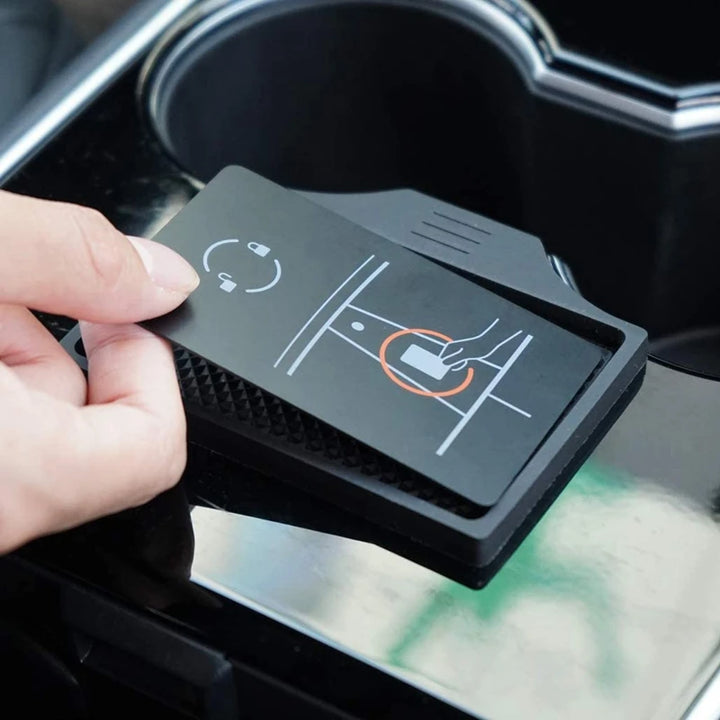 Anti-Slip Key Card Slot Pad for Tesla Model 3/Model Y/Model S/Model X is available at Ludicrous EV.
