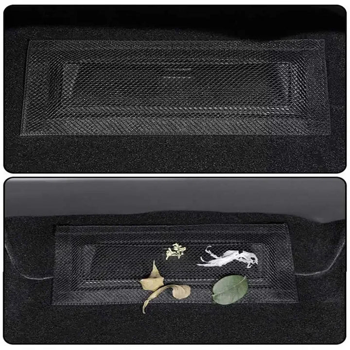 Tesla Model 3/Y (2017-2024) Under-Seat Air Outlet Dust Cover – Anti-Blocking Protective Mesh which is available at Ludicrous EV.