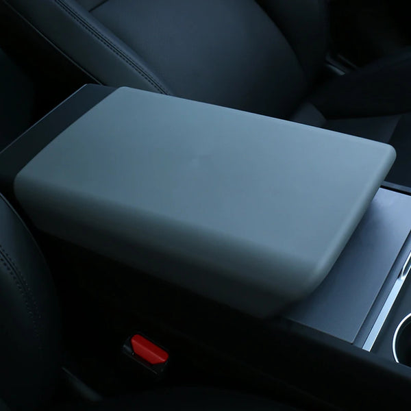 Armrest Box Cover, TPE/Leather - Central Protector for Tesla Model 3 Highland 2024 which is available at Ludicrous EV.