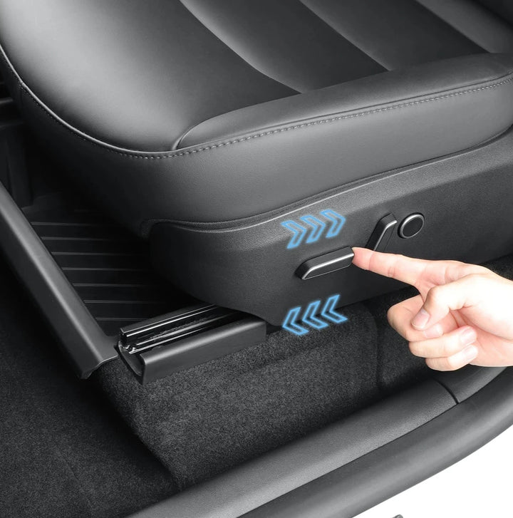 Under Seat Storage Box & Drawer Organizer for Tesla Model Y 2024 is available at Ludicrous EV.