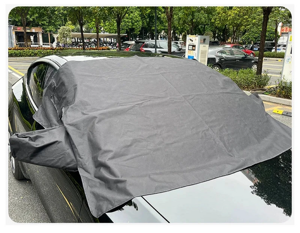 Thickened Oxford Cloth Windshield Snow Cover for Tesla Model Y is available at Ludicrous EV.