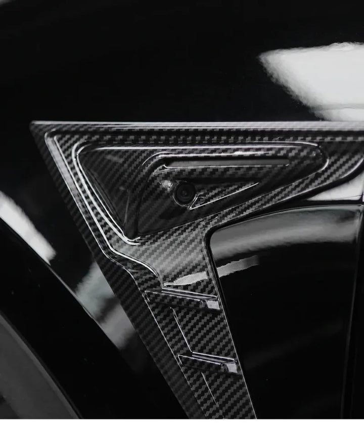 Fender Flanks Wing Blade/Car Side Camera Cover for Tesla Model 3/Model Y is available at Ludicrous EV.
