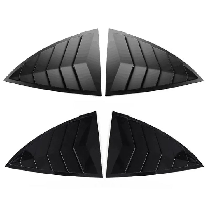 Triangle Window Spoiler Louver Shutter Cover for Tesla Model Y is available at Ludicrous EV.
