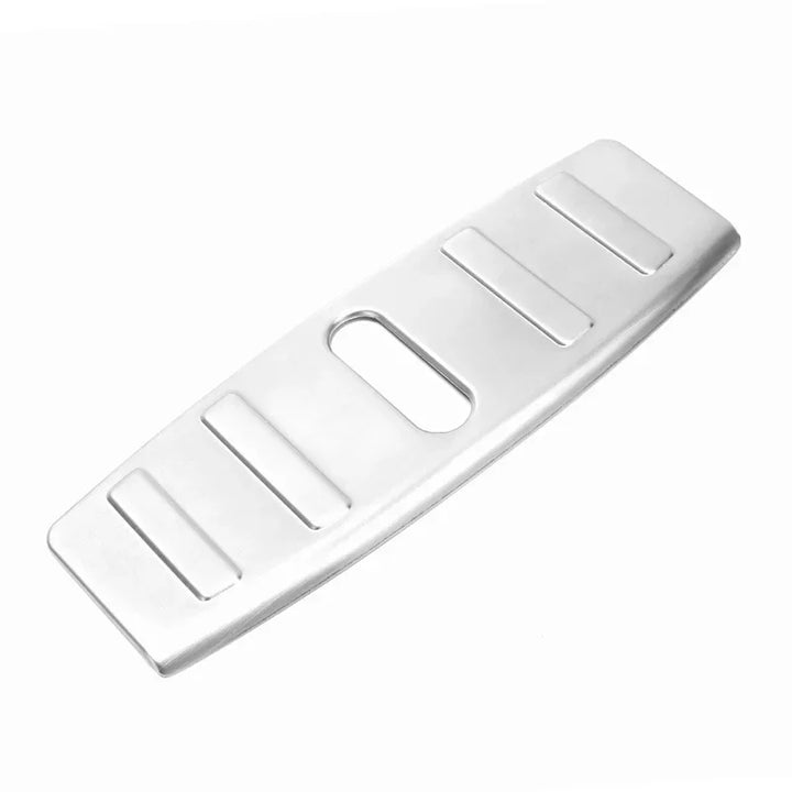 Stainless Steel Front Trunk Protective Patch for Tesla Model 3 is available at Ludicrous EV.