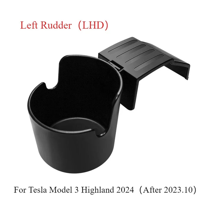 Dashboard Organizer and Cup Holder for Tesla Model 3 Highland 2024 is available at Ludicrous EV.
