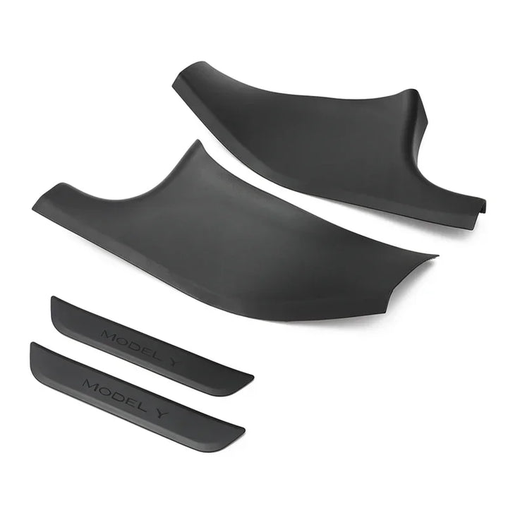 Rear Door Sill Protective Pads for Tesla Model Y 2021-2024 is available at Ludicrous EV.
