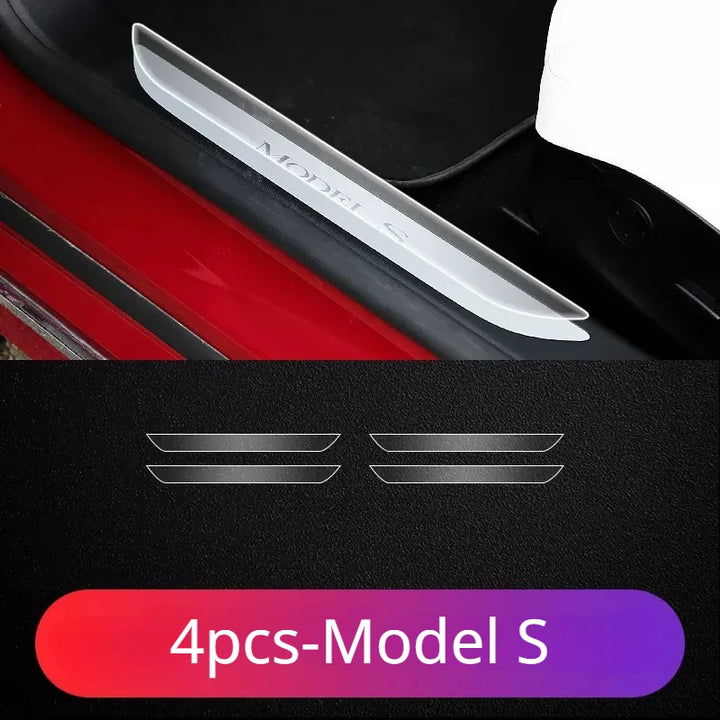 TPU Transparent Threshold Strip Film for Tesla Model 3/Model Y/Model S/Model X is available at Ludicrous EV.
