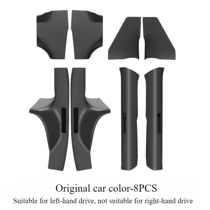 Threshold Strip Guard for Tesla Model 3 Highland 2024 ABS Carbon Fiber Front Rear Inner Door Sill Guards Decoration Accessories