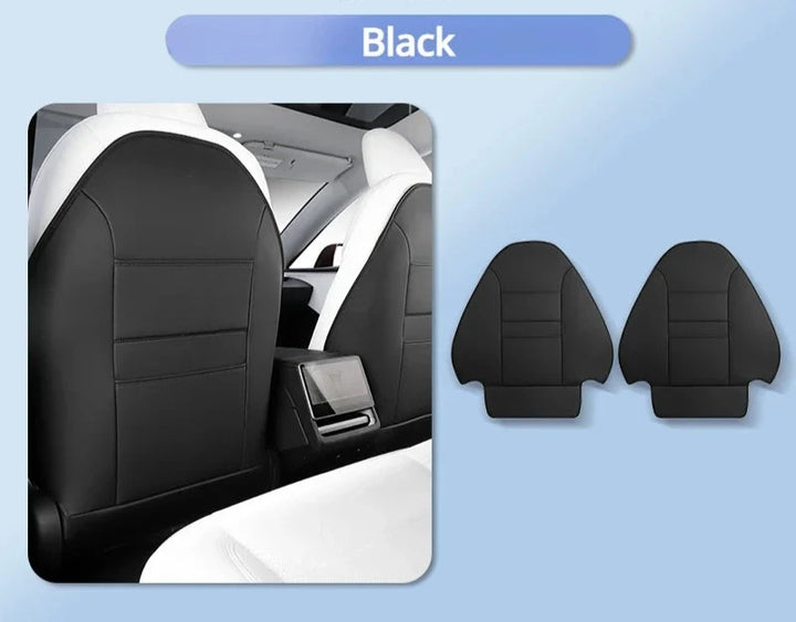 Ultra-Fiber Leather Seat Back Protector for Tesla Model 3 Highland 2024