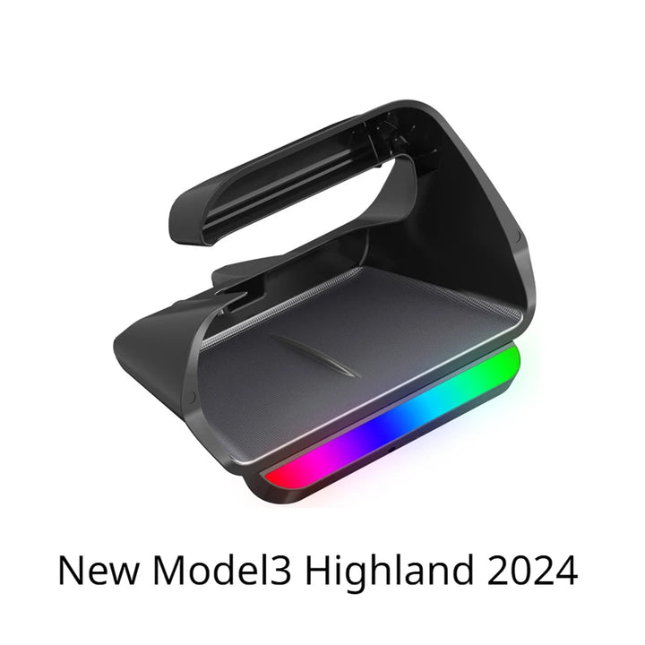 Wireless Smart Button & Center Screen Storage Box for Tesla Model 3/Model Y is available at Ludicrous EV.
