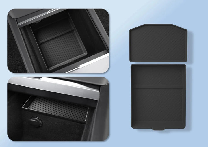 Center Console/Wireless Charging Silicon Inserts For Tesla Model 3 Highland (2024+) is available at Ludicrous EV.