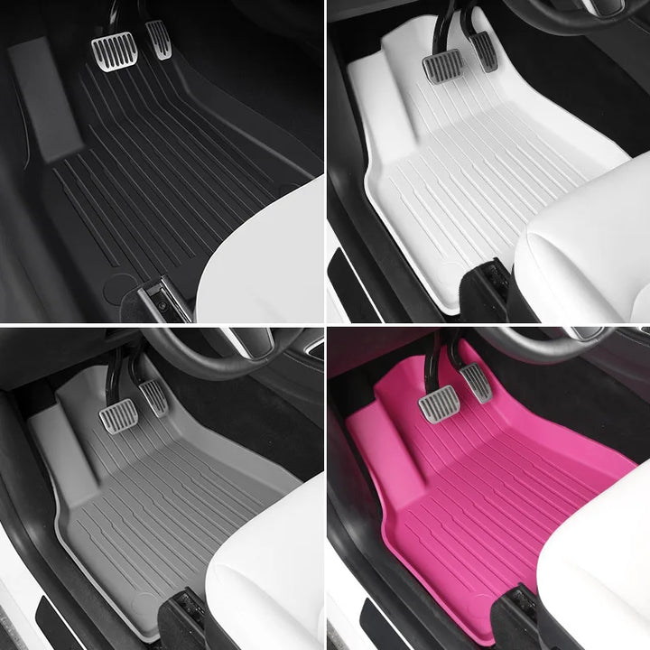 TPE Special Double-layer Carpet Floor Mats for Tesla Model 3/Y is available at Ludicrous EV.