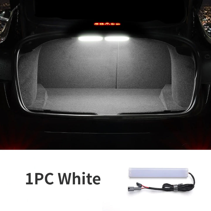 LED Trunk Light for Tesla Model 3/Model 3+ Highland (2021-2024) is available at Ludicrous EV.
