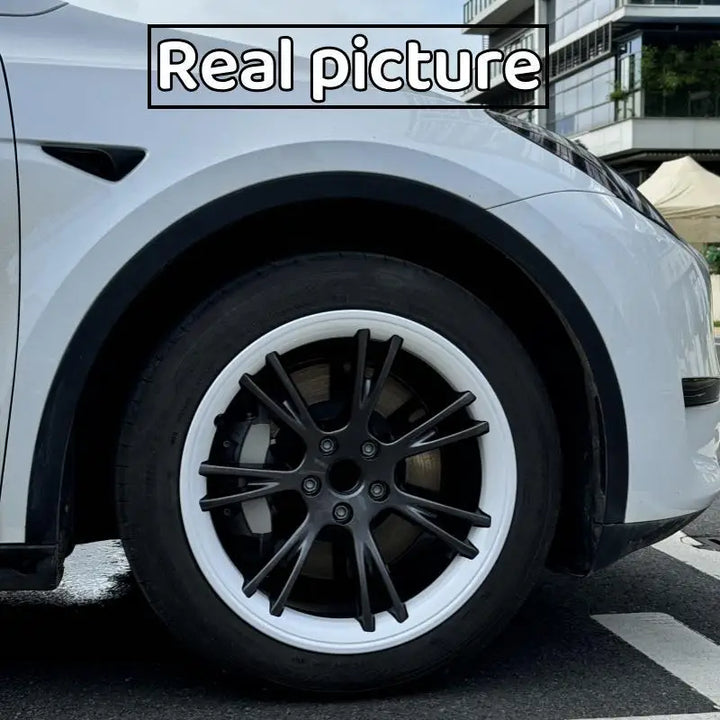4Pcs 19" Wheel Hub Protection Patches for Tesla Model Y 2018-2024 is available at Ludicrous EV.
