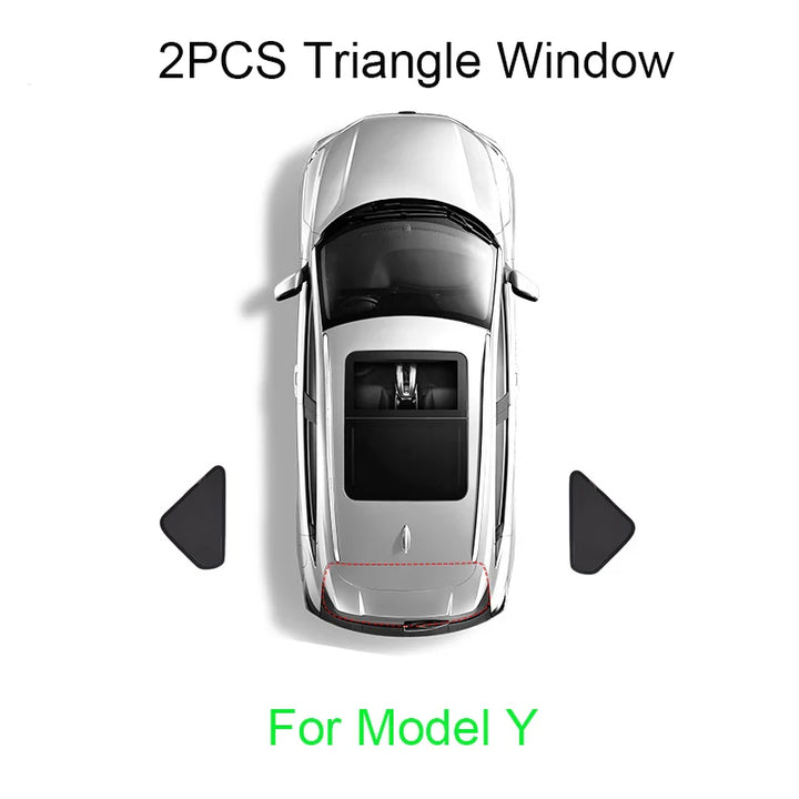 Privacy Sun Shade for Tesla Model 3 Y Custom-Fit Car Side Window Sunshade Blind Shading for Camping Hiking Rest Accessories is available at Ludicrous EV.