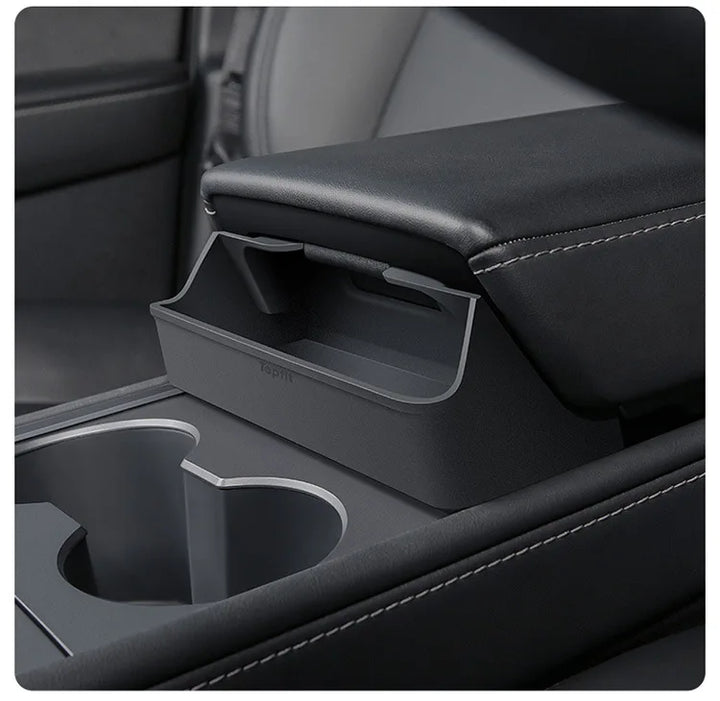 Central Control Glasses Storage Pocket for Car Interior Accessories - 2024 Tesla Model 3/Y is available at Ludicrous EV.