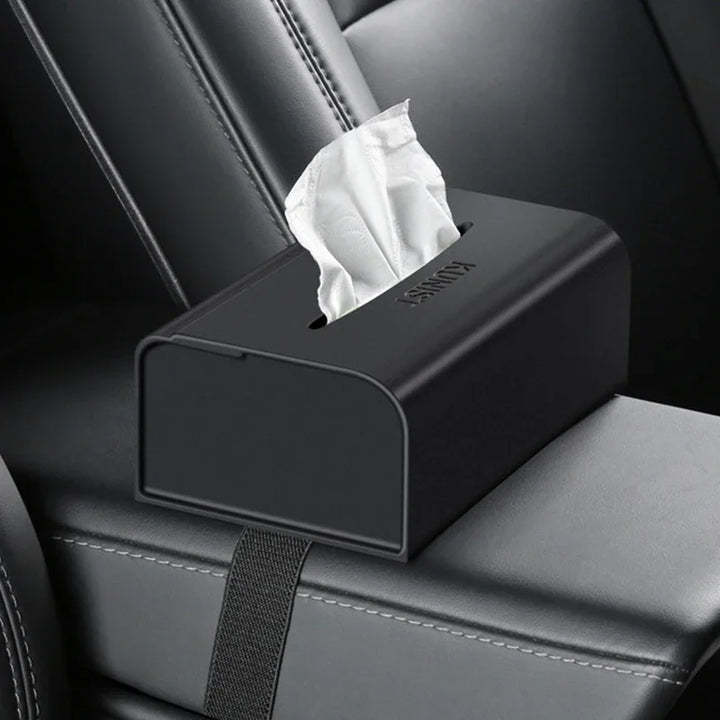 Tissue Storage Box for Seat Back Armrest & Screen for Tesla Model 3/Model Y 2023 is available at Ludicrous EV.
