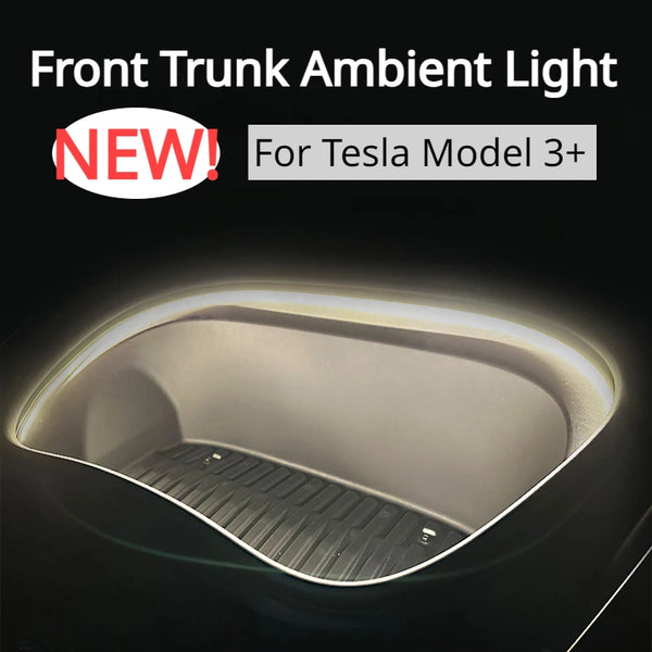 Front Trunk Light for Tesla Model 3+ LED Atmosphere Lamps Strips Frunk Light Lighting New Model3 Highland 2024 Car Accessories