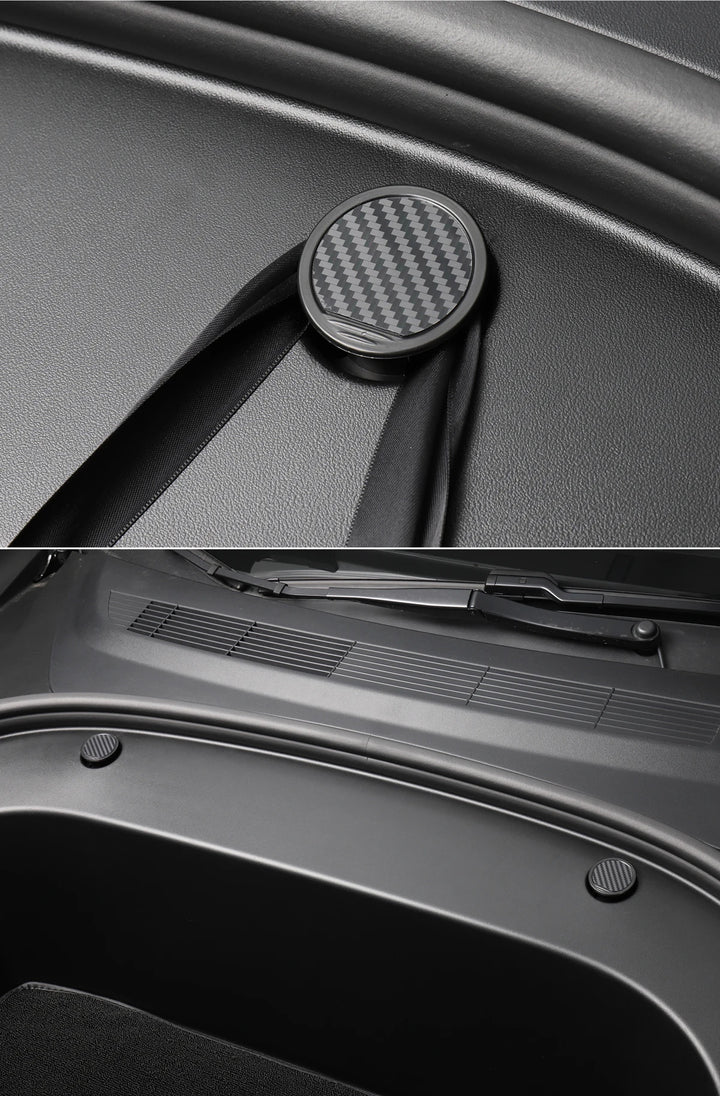 Get the Front Trunk Organizer Hook for Tesla Model 3/Y 2023 at Ludicrous EV, your #1 source for Tesla accessories. Maximize Your Tesla Model 3/Y 2023’s Storage Space - Keep your Tesla Model 3/Y 2023’s front trunk organized and clutter-free with our practical storage hook. This innovative accessory provides additional hanging storage for bags, keys, and other small items, maximizing your vehicle’s storage capacity.