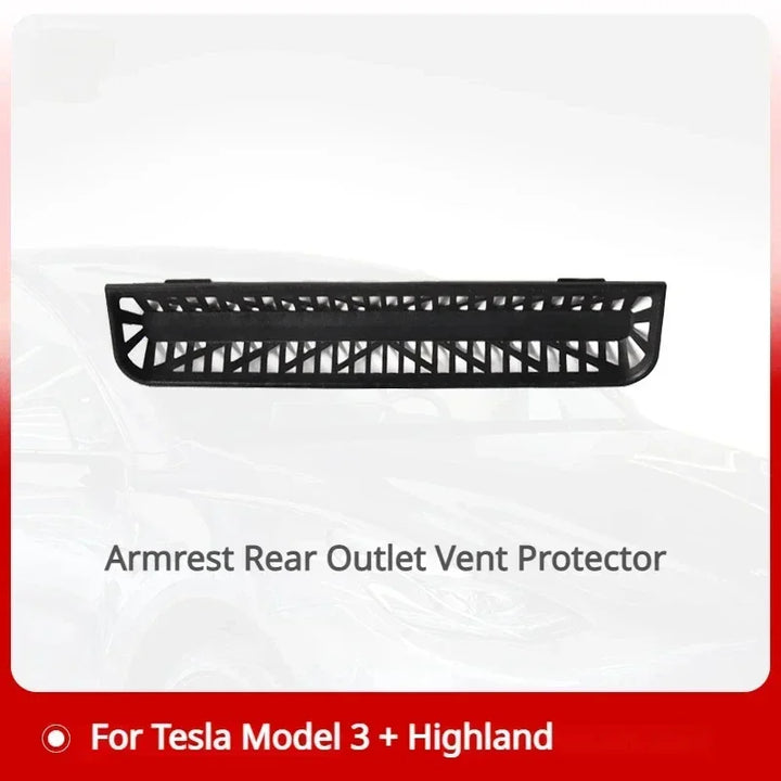 Air Outlet Cover Rear Vent Anti-Blocking Protector for Tesla New Model 3 Highland 2024 at Ludicrous EV.
