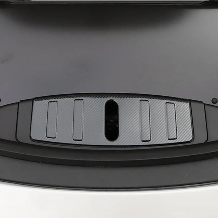 Stainless Steel Front Trunk Protective Patch for Tesla Model 3 is available at Ludicrous EV.