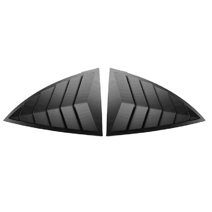 Triangle Window Spoiler Louver Shutter Cover for Tesla Model Y is available at Ludicrous EV.
