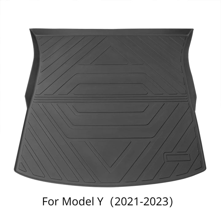TPE Waterproof Trunk Storage Mats for Tesla Model 3/Model Y 2023 is available at Ludicrous EV.
